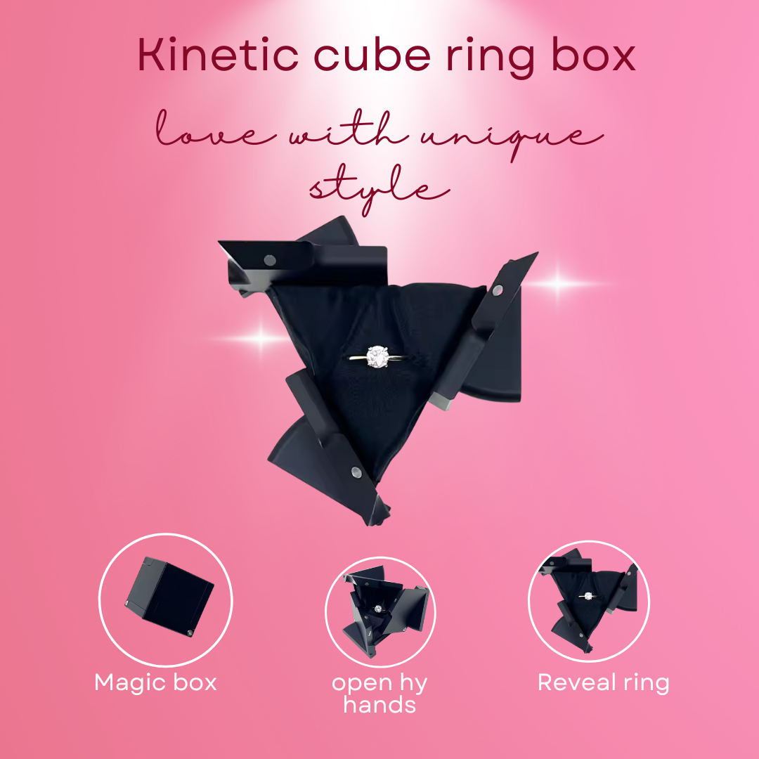 Kineta Cube Ring Box - Ring Holder