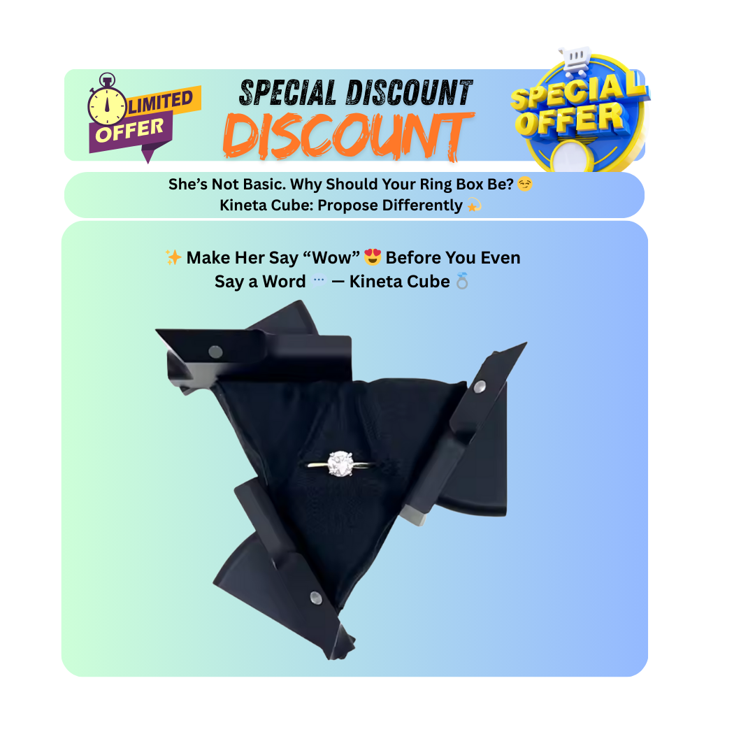 Kineta Cube Ring Box - Ring Holder