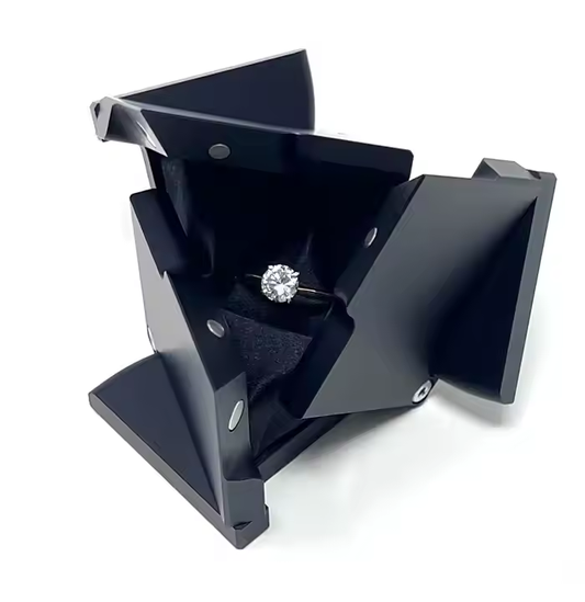 Kinetic Cube Ring Box