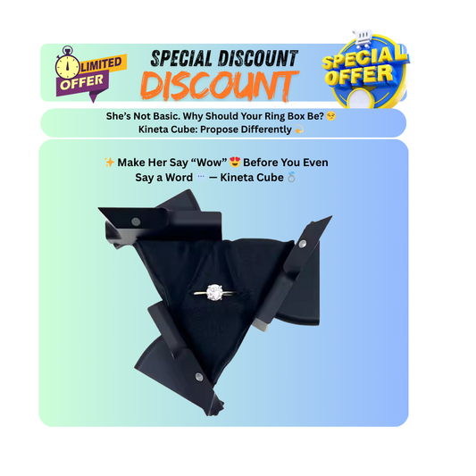Kineta Cube Ring Box - Ring Holder
